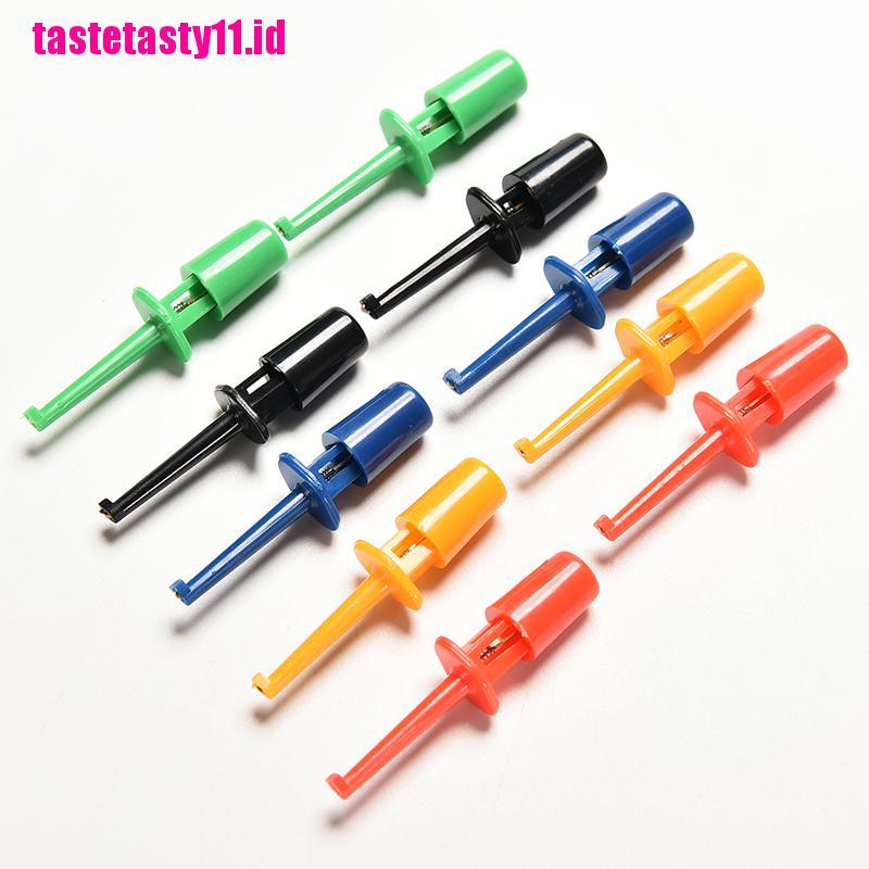 10 Pcs Klip Kait Uji Probe Mini Multi Warna SMD