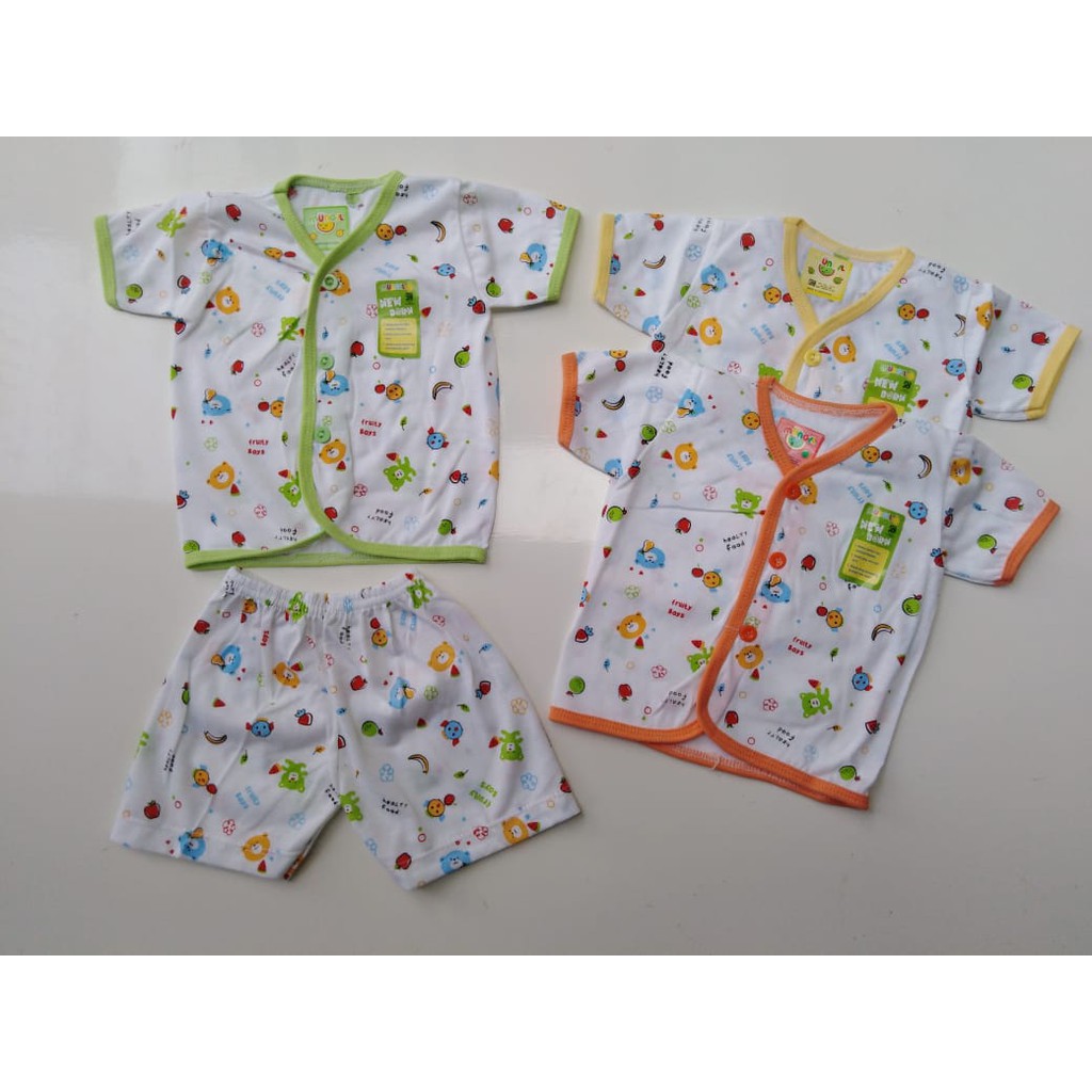 Baju Bayi Setelan Newborn Mungil Katun Halus