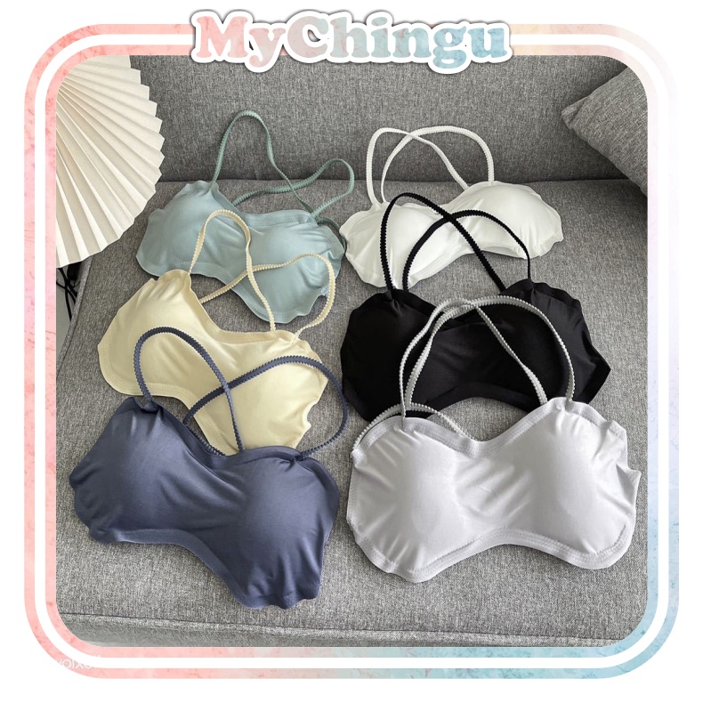 ❀ Chingu ❀ PW147 Bra Bikini Wanita Dalaman Nyaman Tanpa Kawat Import Surabaya