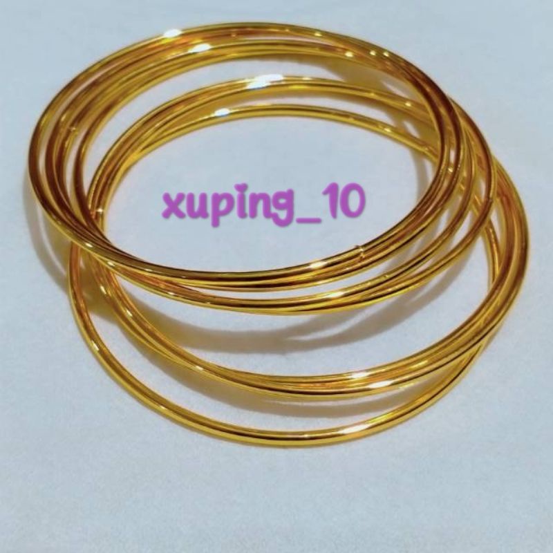 Gelang Keroncong Xuping Dewasa Polos isi 7 pcs