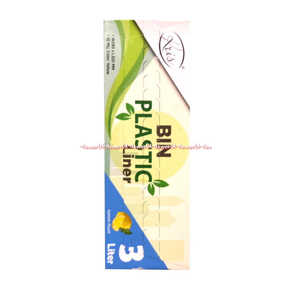 Kris Bin Plastik Liner 3L Plastik Tempat Sampah Kantong Sampah Ukuran 3 Liter 100pcs Plastic Bag Krisbin Krisbow 3 Litter