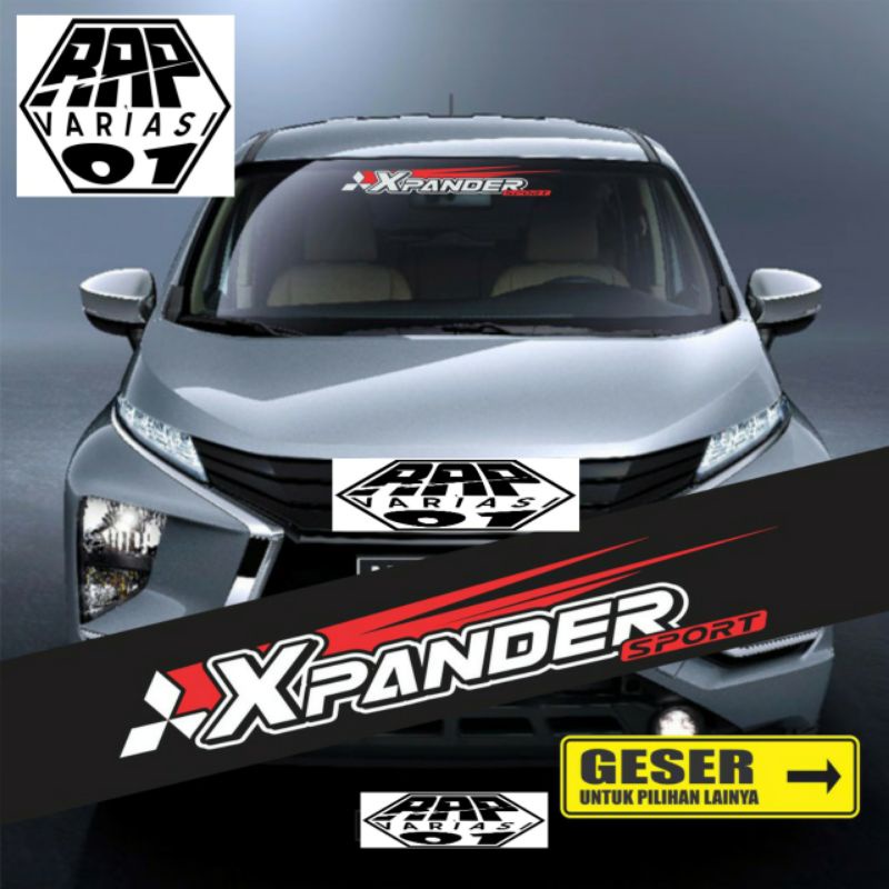 stiker kaca depa X Pander, stiker cutting mobil