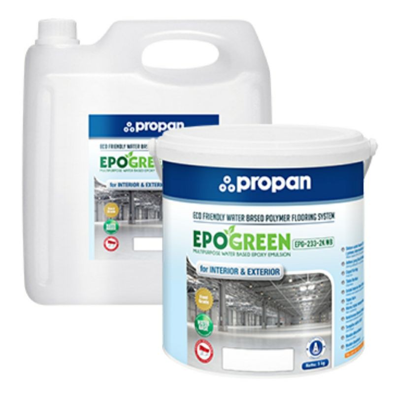 Jual Cat Epoxy Lantai Propan Epogreen Epg 237 Wb 5 Kg Set Shopee Indonesia 9876