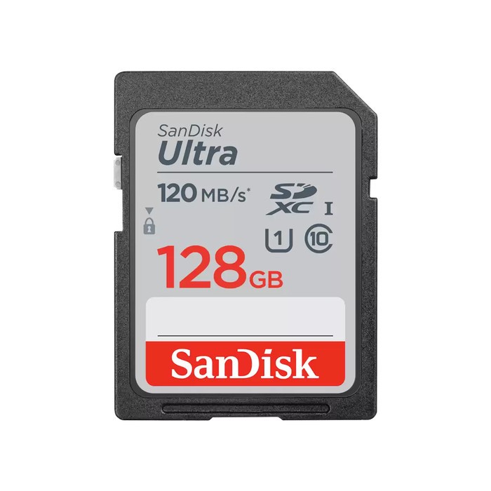 SD Card SanDisk Ultra SDXC 128GB 120MB/s Original