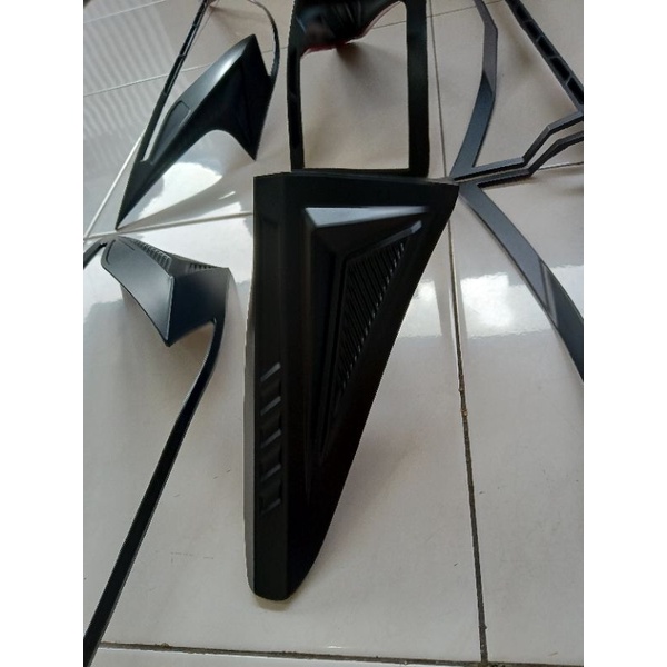 AVANSA 2022 Paket Garnish lampu depan blk hitam doff