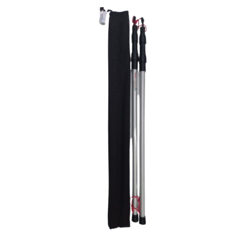 TIANG FLYSHEET TELESCOPIC 3 STEP AWNING POLE FLYSHEET TENDA CAMPING