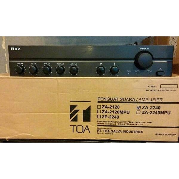 amplifier toa 4 speaker