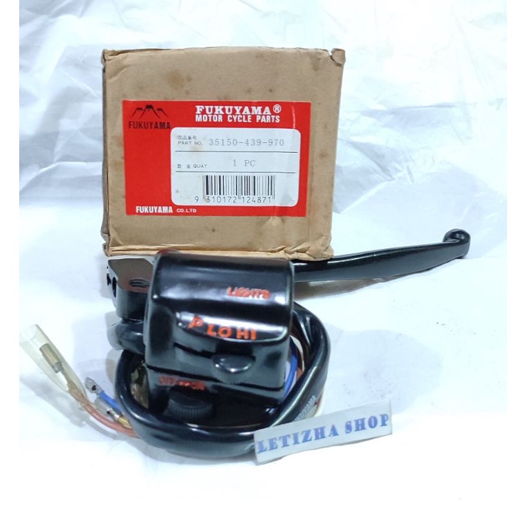 SAKLAR KANAN GL GL100 GL100K GL125 439 FUKUYAMA SAKLAR KANAN PLUS HANDEL HANDLE HONDA GL GL100K GL12