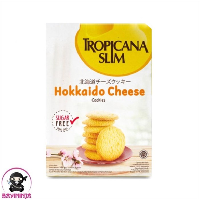 

TROPICANA SLIM Hokkaido Cheese Cookies Box 100 g T-Ninjabayi 01