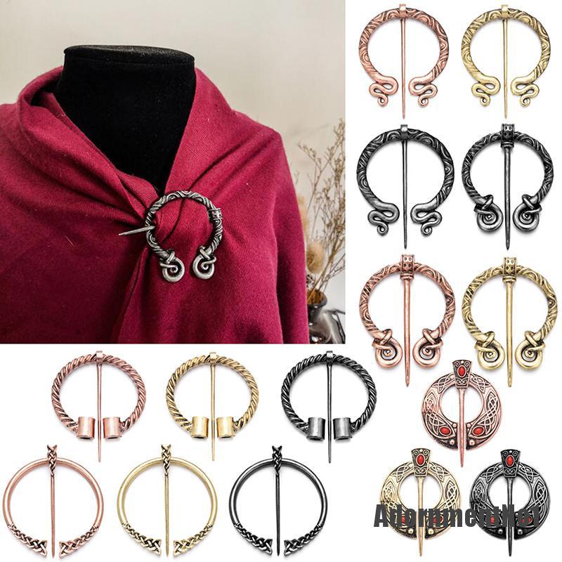 (Adornmentno1) Bros Pin Desain Viking Bahan Alloy Untuk Wanita