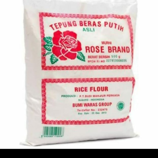 

Ketan-Beras-Tepung- Tepung Beras Rose Brand 500 Gram -Tepung-Beras-Ketan.