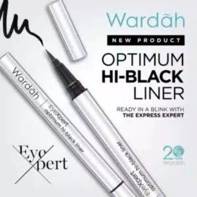 [WARDAH] ORI 100% EYELINER WARDAH EyeXpert Optimum Hi-Black Liner