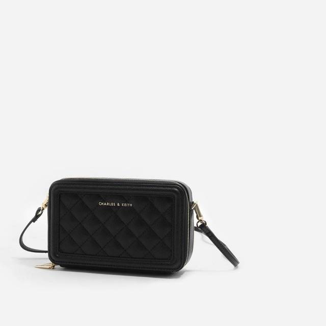CK Quilted Long Wallet Clutch Original