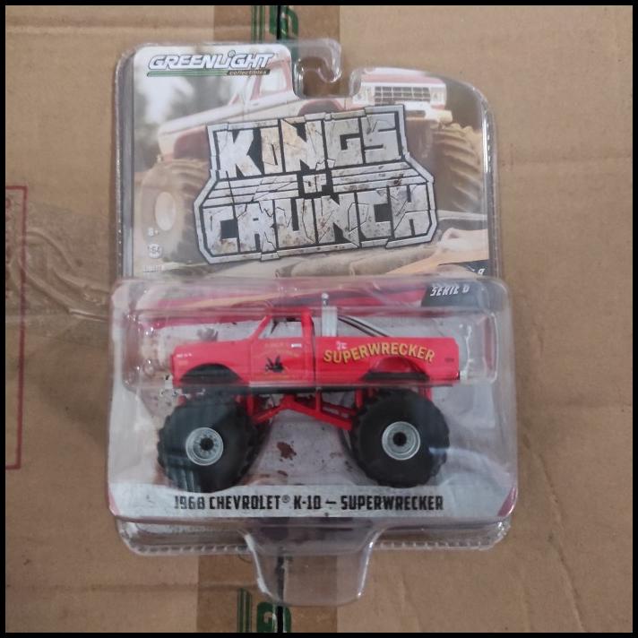 Greenlight King Of Crunch 1968 Chevrolet K10 - Superwrecker