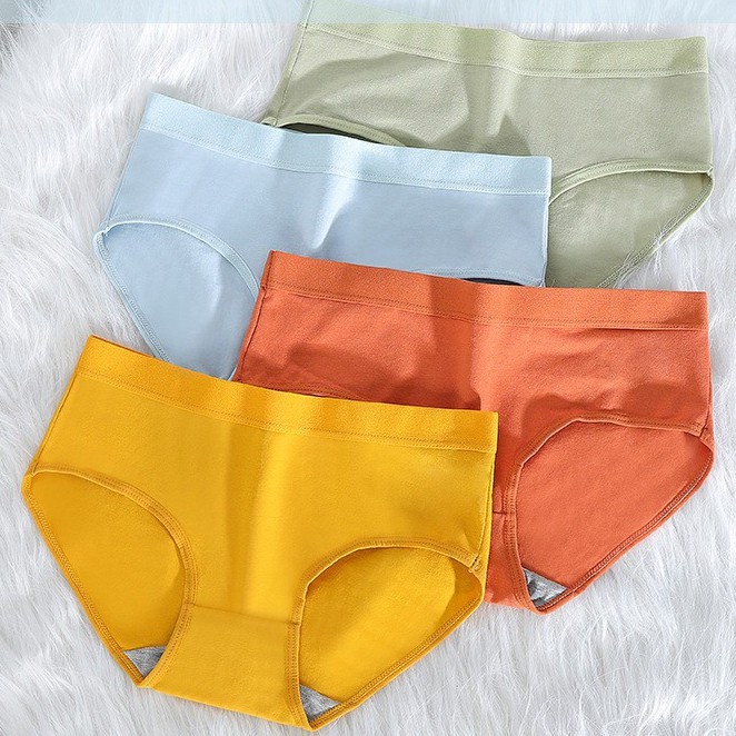 [ TERMURAH ] CD / Celana dalam  wanita cewek ibu ibu  remaja bahan import CD008 motif korea polos lucu