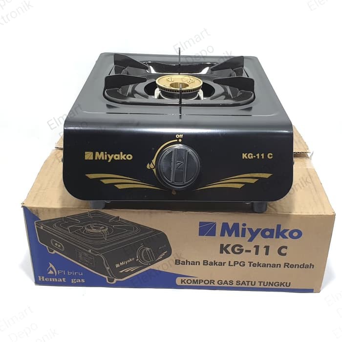 Kompor Gas 1 Tungku MIYAKO KG 11C / KG11C / KG 11 C Gas Stove