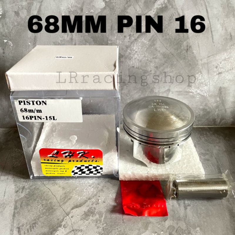 Piston LHK 68 68mm pin pen 16 set ring piston seher LHK thailand