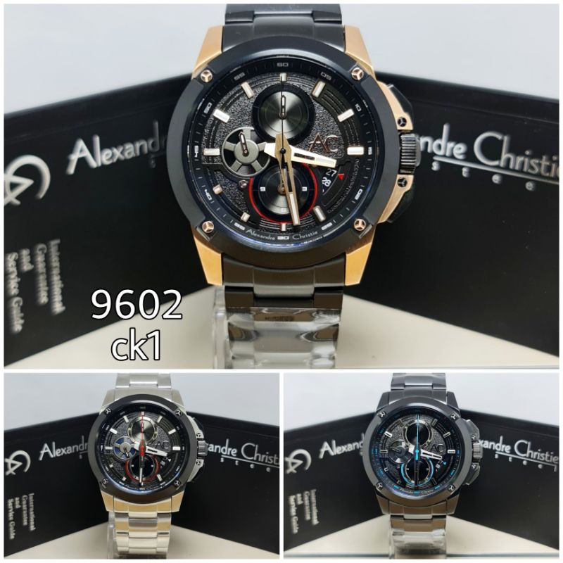 Jam tangan pria Alexandre Christie COLLECTION AC9602MC 9602 ORIGINAL SPORT BERGARANSI RESMI