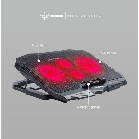 ITSTORE NYK Nemesis Cooling Pad X4 STORMBREAKER X-4 X 4 Gaming Colpad Up to 15 inch original garansi resmi