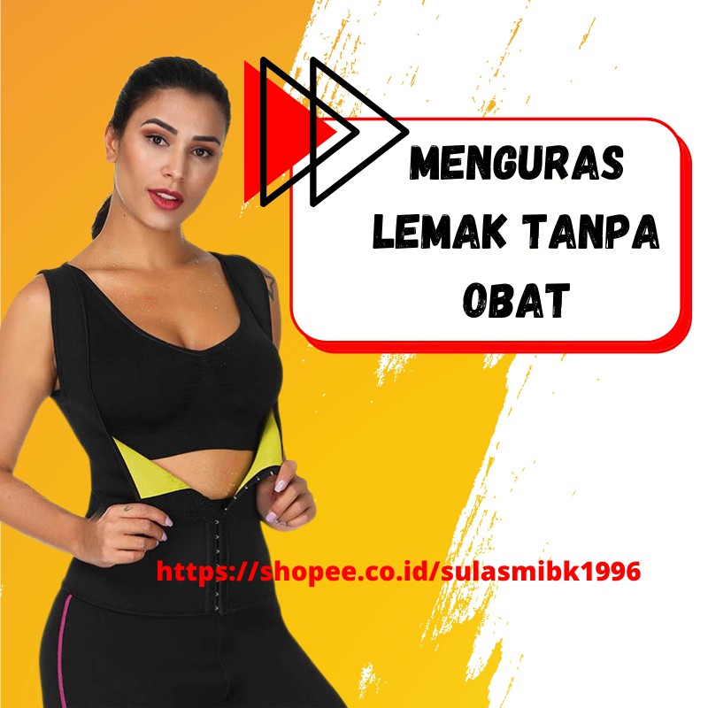 Korset Pengecil Perut Pembakar Lemak Cami Hot Waist Cincher Korset Pelangsing Tubuh