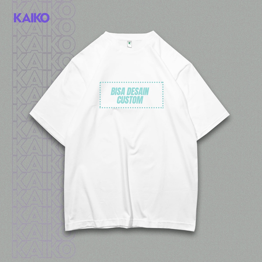 KAIKO Kaos Sablon 24s Custom Satuan