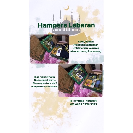 

Hampers Lebaran Kado Idul Fitri Hadiah Teman Sabahat Gift