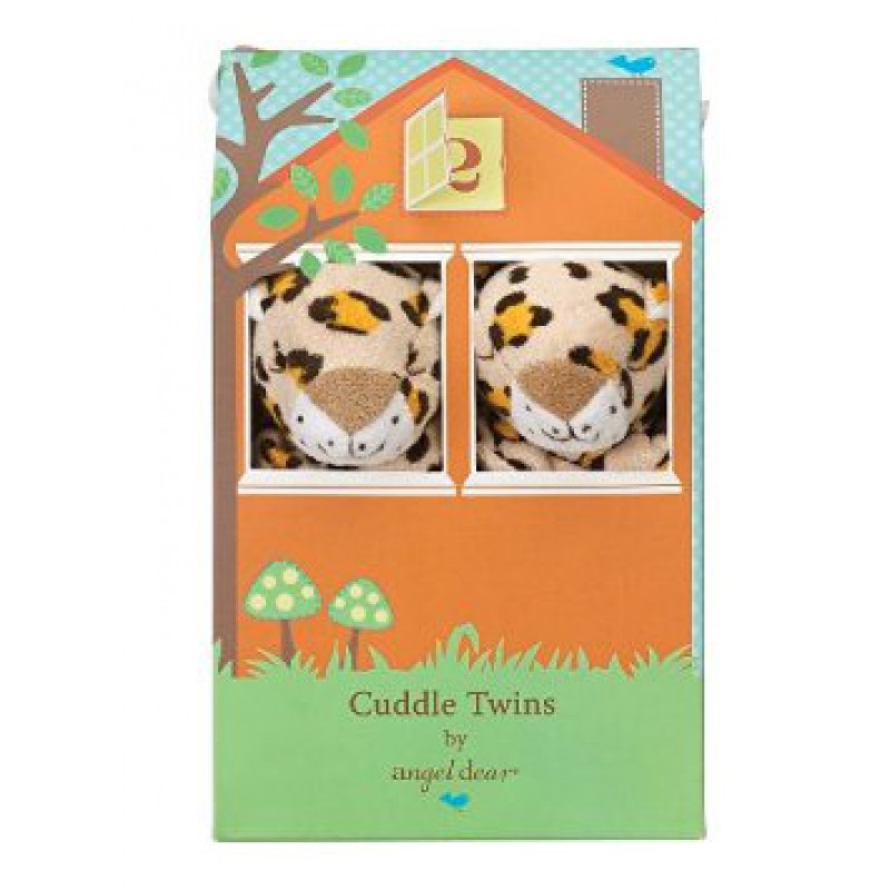 Angel Dear Mini Blankie Twins - Leopard