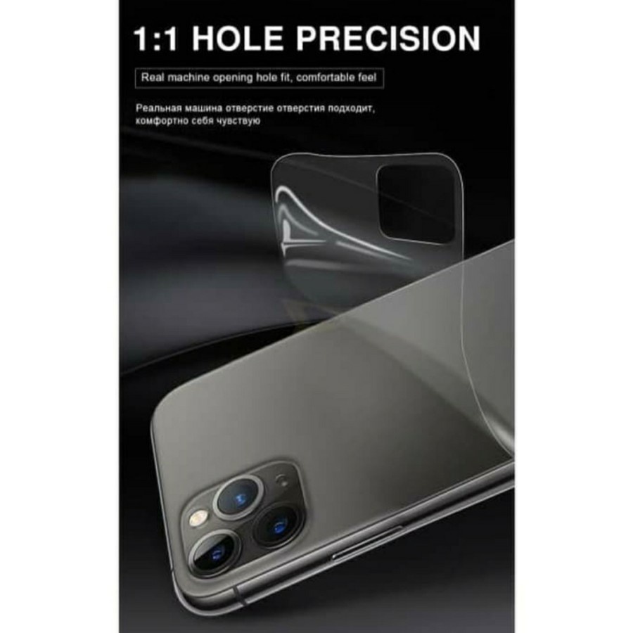 IPHONE 13 MINI 13 13 PRO 13 PRO MAX PRO PROMAX ANTI GORES HYDROGEL BELAKANG CLEAR SCREEN GUARD GEL BACK PELINDUNG LAYAR ANTI JAMUR SKIN GARSKIN