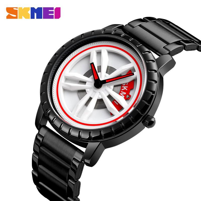 SKMEI 1634 Jam Tangan Pria Analog Tali Stainless WATCHKITE WKOS