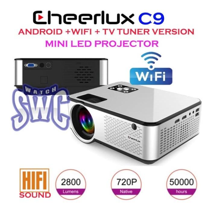 

Irled | Mini Proyektor Cheerlux C9 Android Wifi Tv Tuner Led Projektor