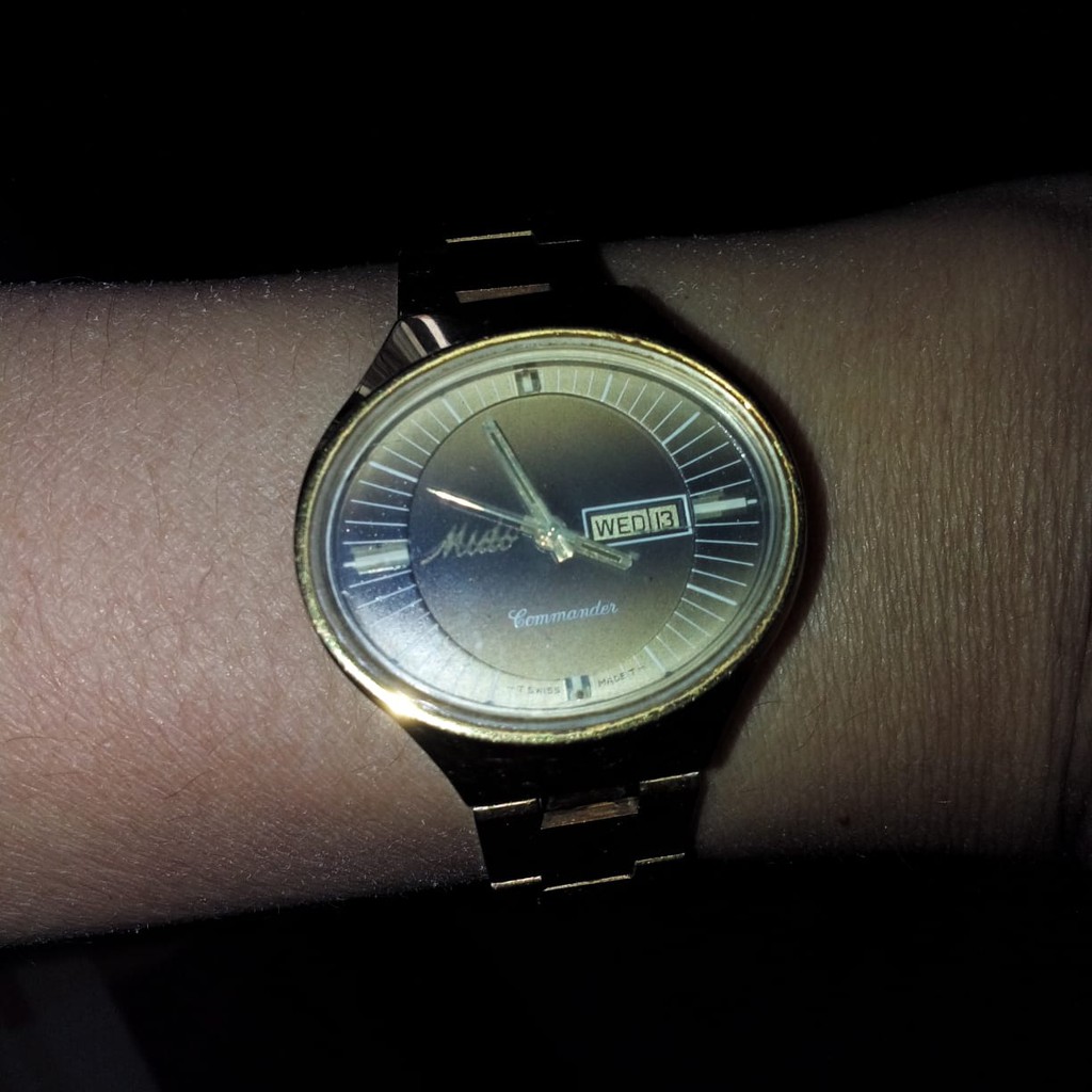 Mido Commander Vintage Watch Woman - Gold Plated