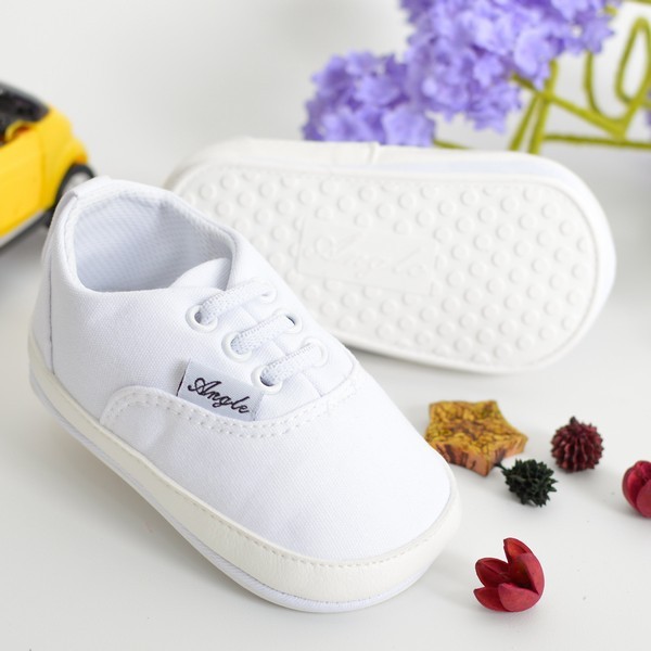 LKS313 White Sepatu Bayi Anak / Baby PreWalker Shoes