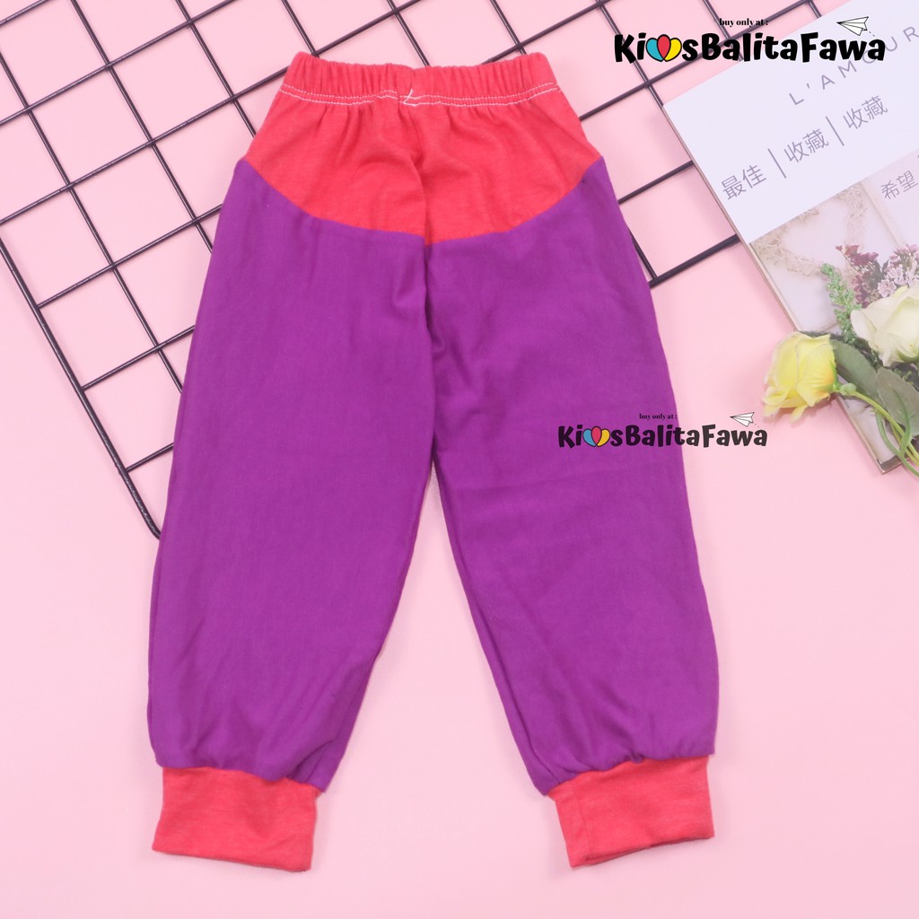 Semi Jogger Mulan Bayi - 2 tahun / Celana Panjang Polos  Branded Murah Anak Perempuan Main Import