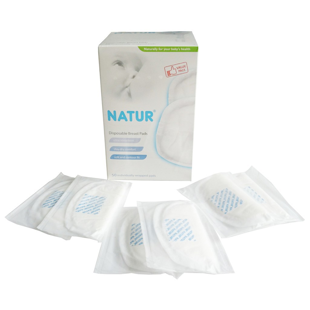 Natur Disposable Breast Pad Isi 50/ Breast Pad Sekali Pakai 80338