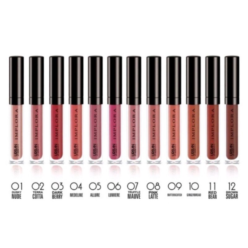 Implora Urban Matte Lipcream Matte Original BPOM