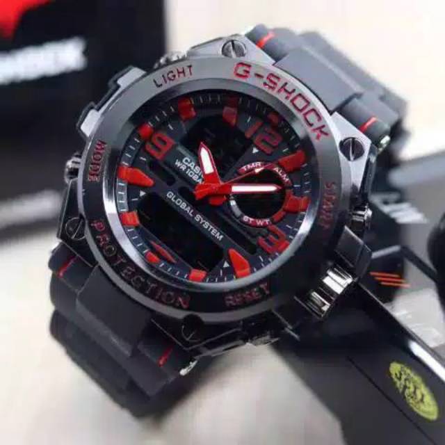 Jam G Shock Pria G_808 Water Resistant Free Batrai Cadangan