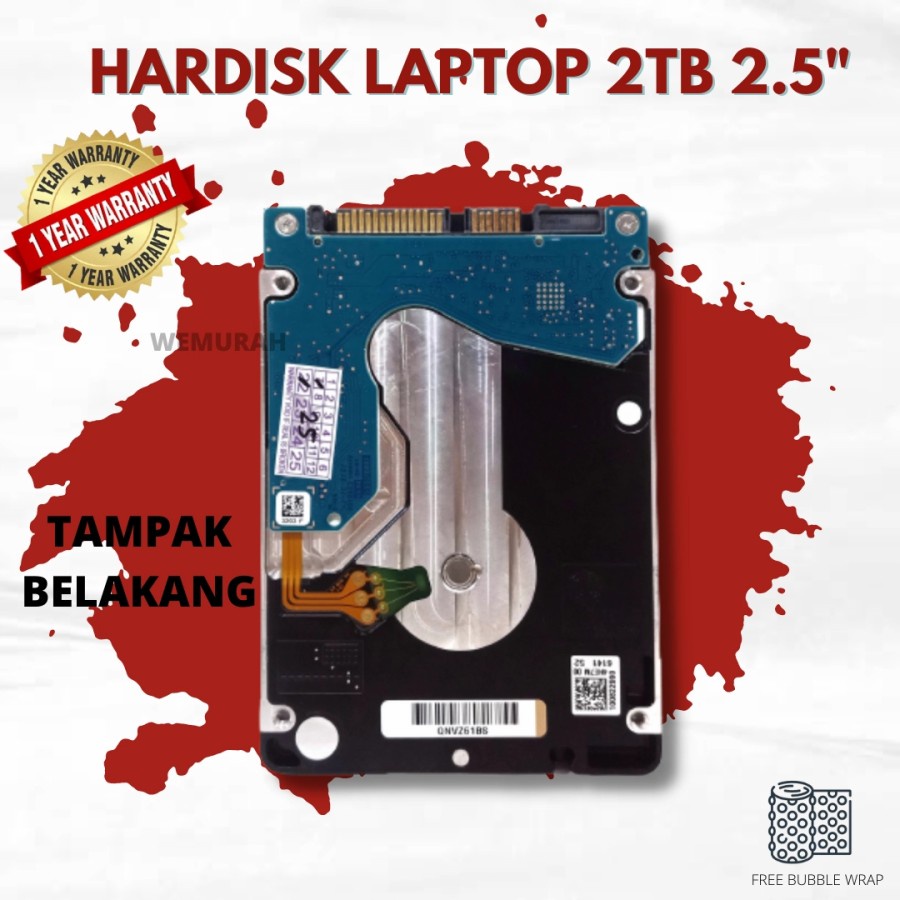 Hardisk Laptop Internal 2TB 2.5&quot; SATA - Hardisk Notebook 2TB - Hardisk Ps 2TB