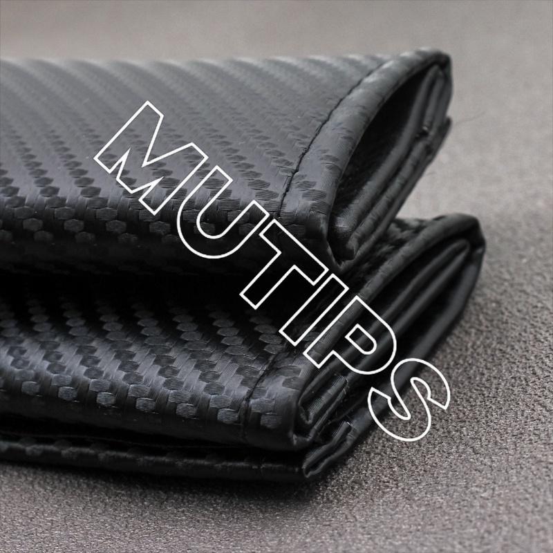 Ford 2pcs Bantalan Busa Bahu Sabuk Pengaman Mobil Motif Carbon Fiber Untuk Fiesta Ranger Ecosport Focus Everest Mustang