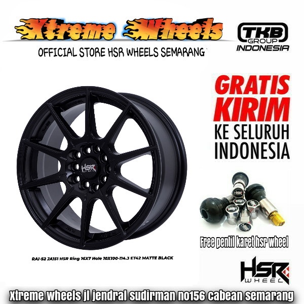 velg hsr wheel ring16 buat terios rush xpander innova new avanza altis gratis ongkir