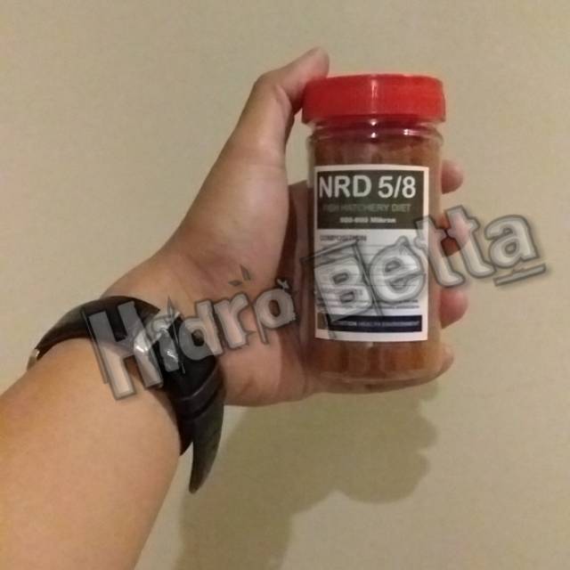 Pelet NRD 5/8 500-800 Mikron 100gr Gram (Pakan Ikan Hias Cupang, Guppy dll)