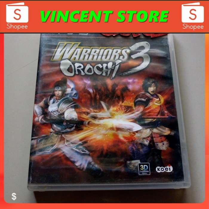 bd PS3 kaset game WARRIORS OROCHI 3 / warior orochi 3