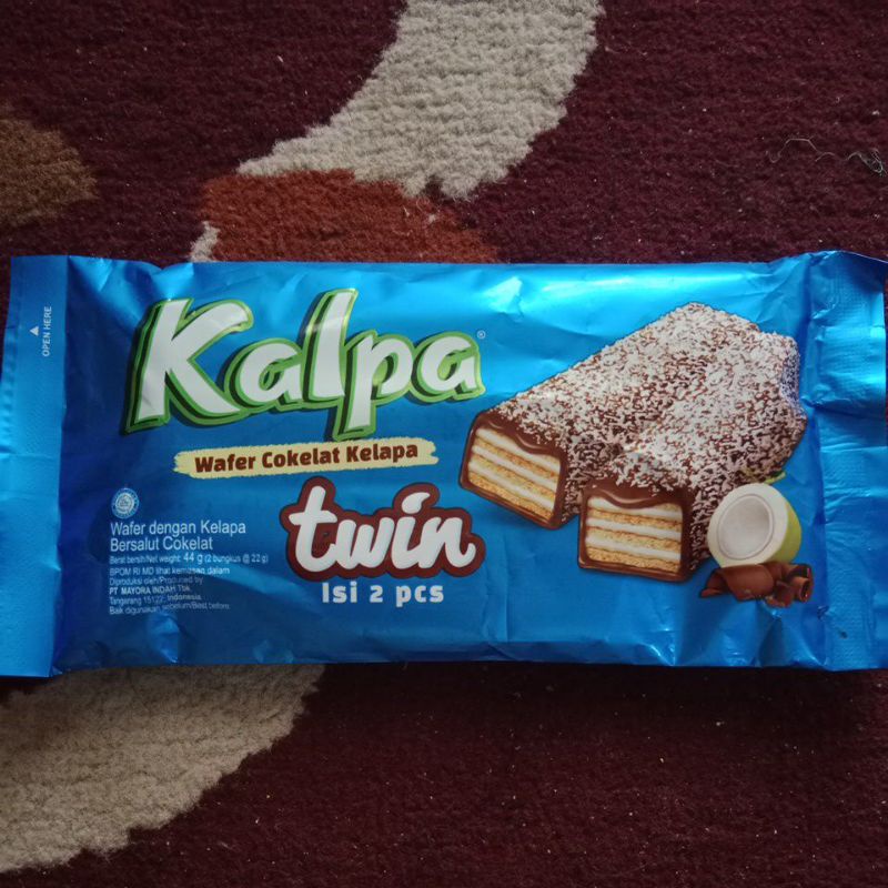 

kalpa wafer coklat kelapa isi 2 jumbo