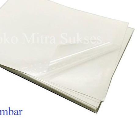 ► Stiker Vinyl Transparant Inkjet A4 ۞