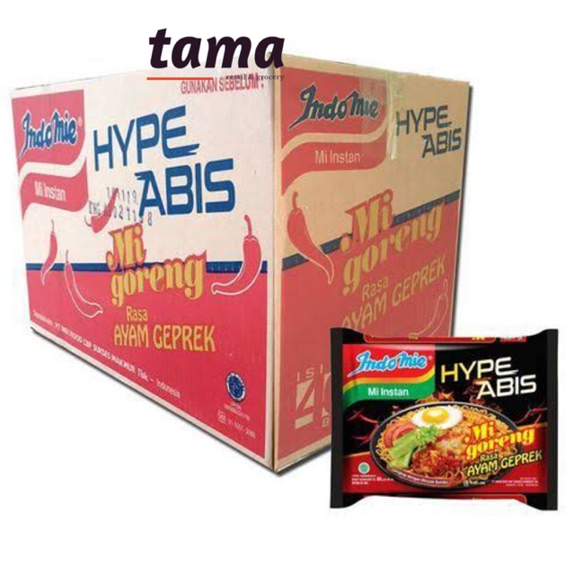 

Indomie Goreng Ayam Geprek - Per Dus - Isi 40 Pcs