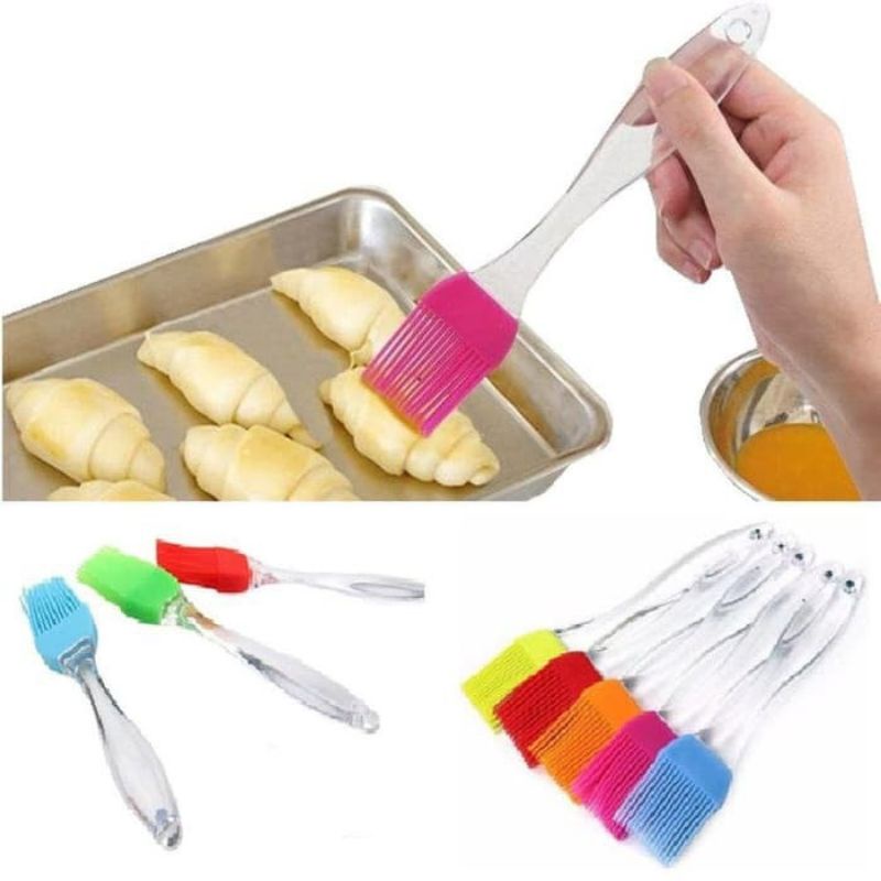 

KUAS SILIKON OLES KUE ROTI / BARBEQUE BBQ / SILICONE BRUSH / OLESAN TELUR MINYAK