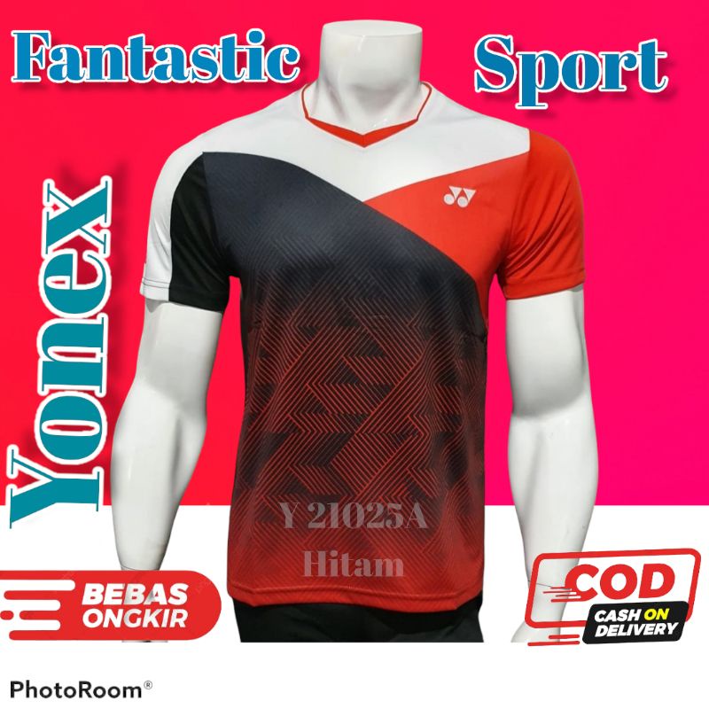 [COD] BAJU BADMINTON YONEX Y 21025A MERAH | SUDIRMAN CUP 2021 | KAOS BADMINTON PIALA SUDIRMAN | JERS
