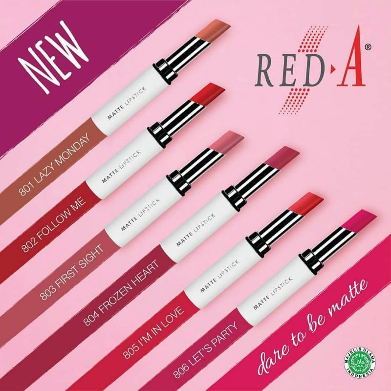 RED A MATTE LIPSTICK