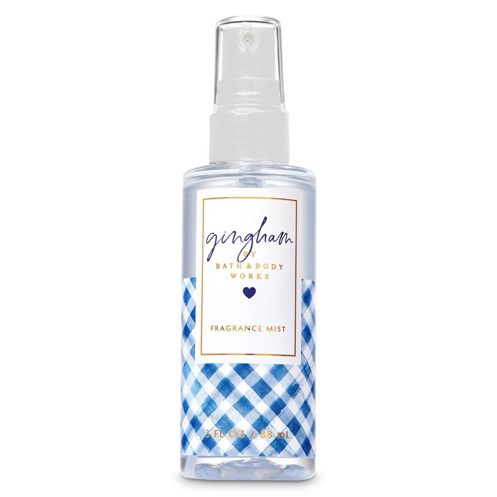 Gingham Body Mist Travel Size - BBW Body Mist