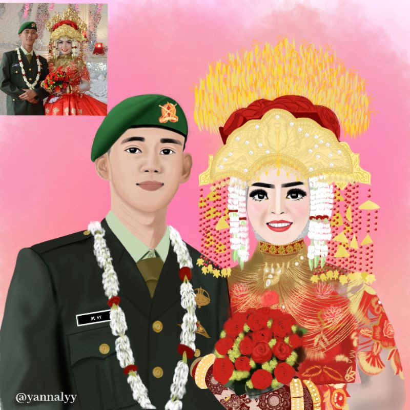 

SKETSA WAJAH DIGITAL/ ILUSTRASI / VEKTOR / ART/ KADO ULTAH / KADO PERNIKAHAN/ANNIVERSARY