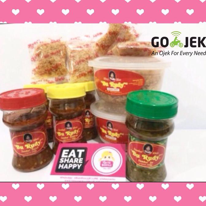 

Sale!!! Paket Sambal Bu Rudy H : 2 Udang + 3 Bawang + 1 Terasi + 1 Ijo